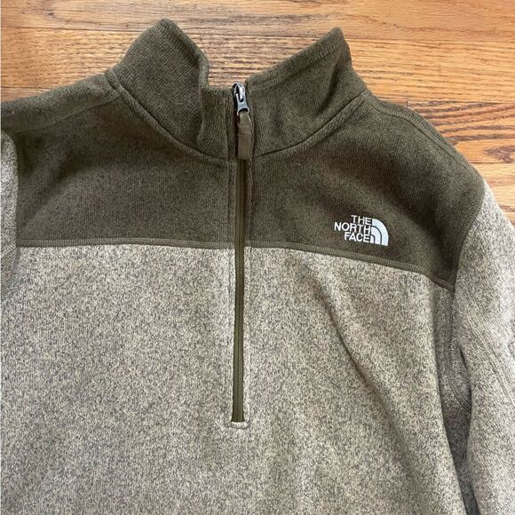 THE NORTH FACE Men's Leo Fleece Pullover Sweater 1/4 Zip Size XL - Picture 3 of 5